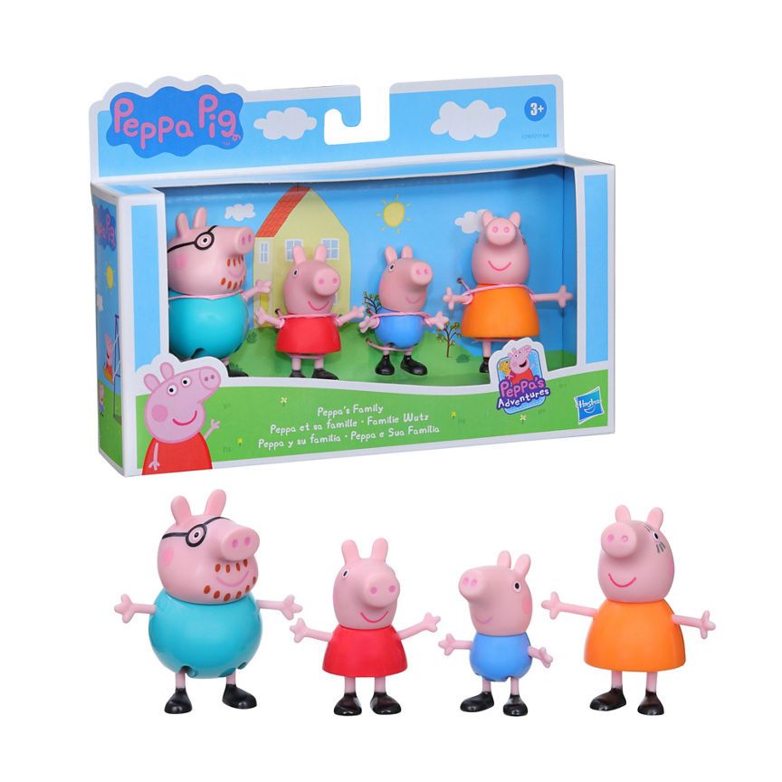 Peppa Pig Family Pack -  Classic Kid's Zone ASDA   