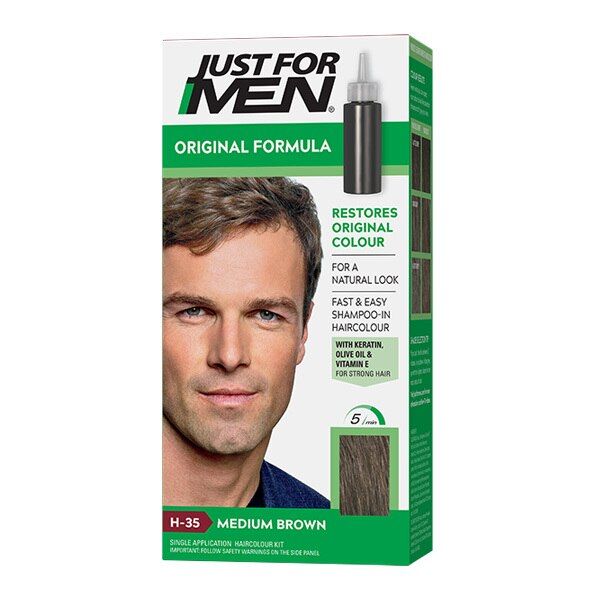 Just For Men Shampoo-In Haircolour Natural Medium Brown H-35