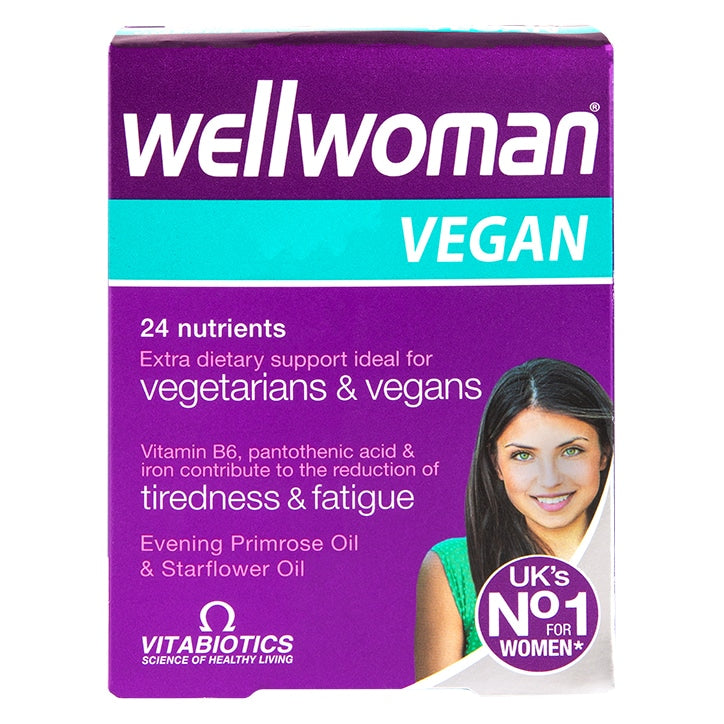 Vitabiotics Wellwoman Vegan Extra Dietary Support 60 Tablets GOODS Holland&Barrett   