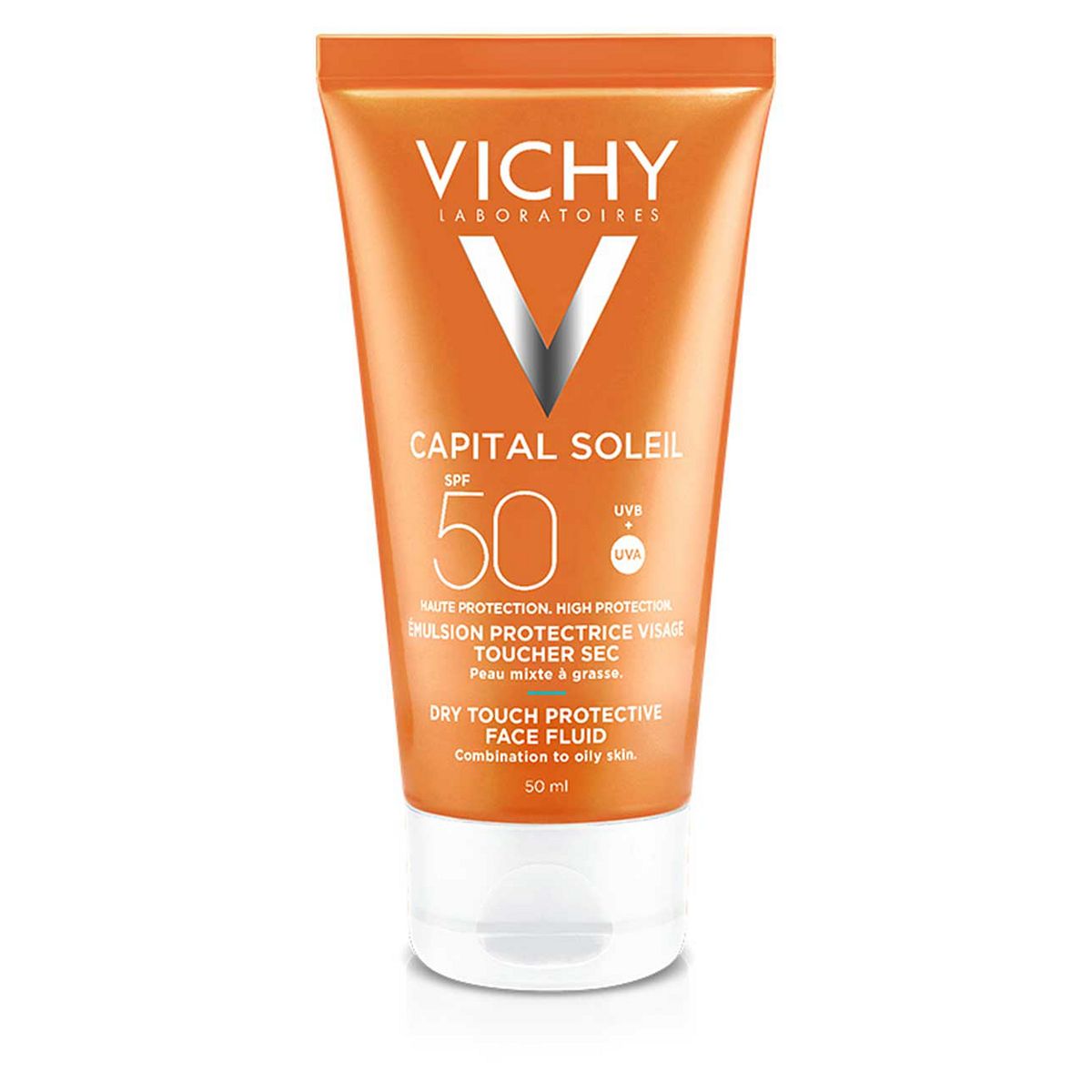 Vichy Ideal Soleil Mattifying Face Dry Touch Sun Cream SPF50 50ml GOODS Boots   