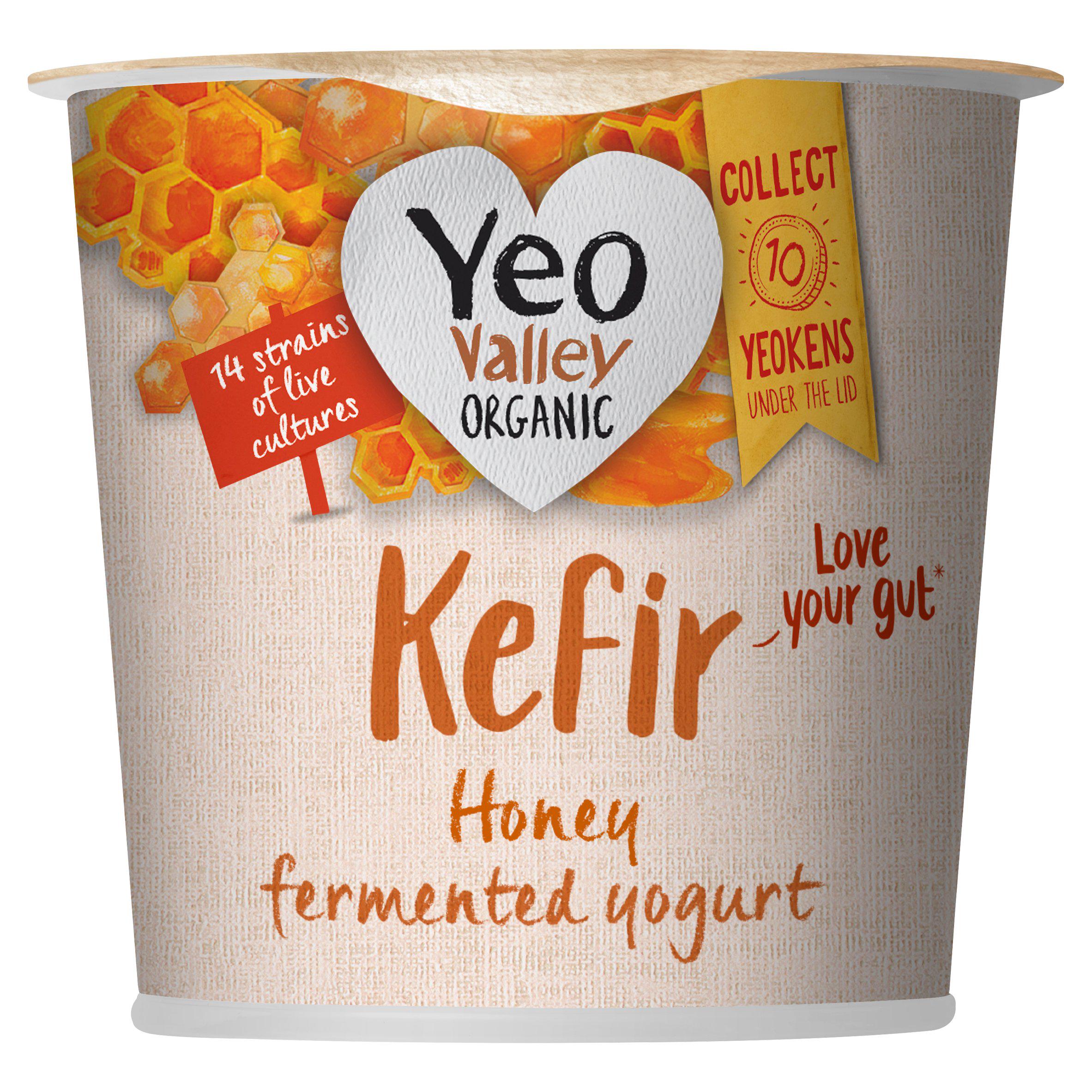 Yeo Valley Organic Kefir Honey Fermented Yogurt 350g GOODS Sainsburys   