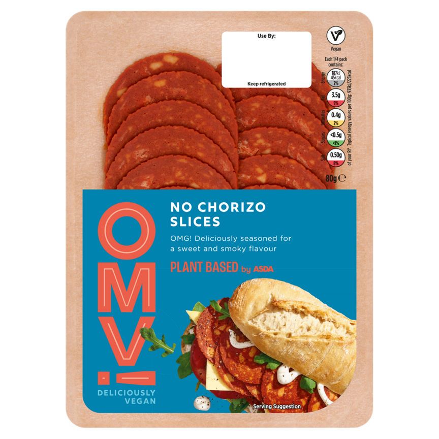 OMV! Deliciously Vegan No Chorizo Slices