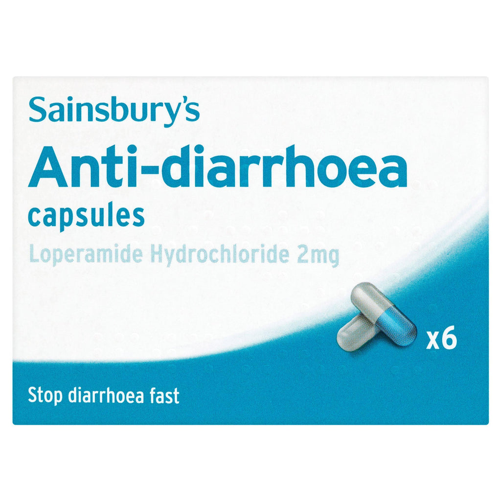 Sainsbury's Anti-Diarrhoea Capsules x6