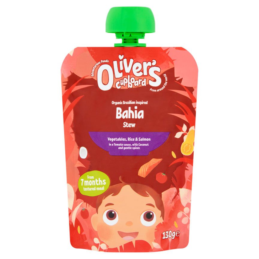 Oliver's Cupboard Organic Brazilian Inspired Bahia Stew Textured Meal From 7 Months Baby Food ASDA   