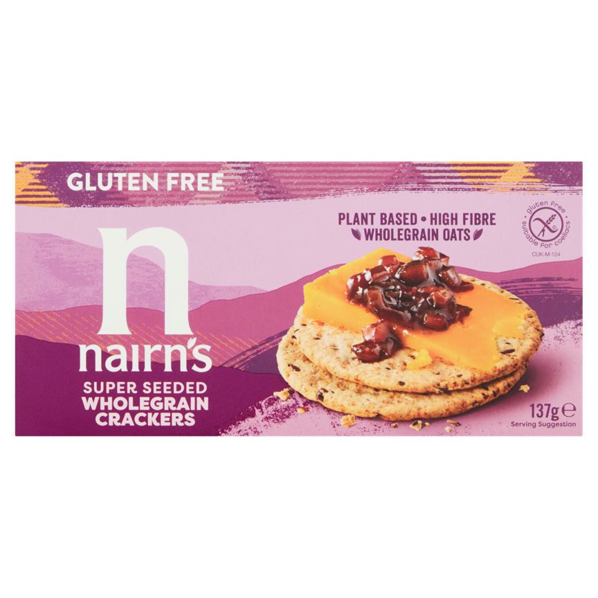 Nairn's Gluten Free Super Seeded Wholegrain Crackers