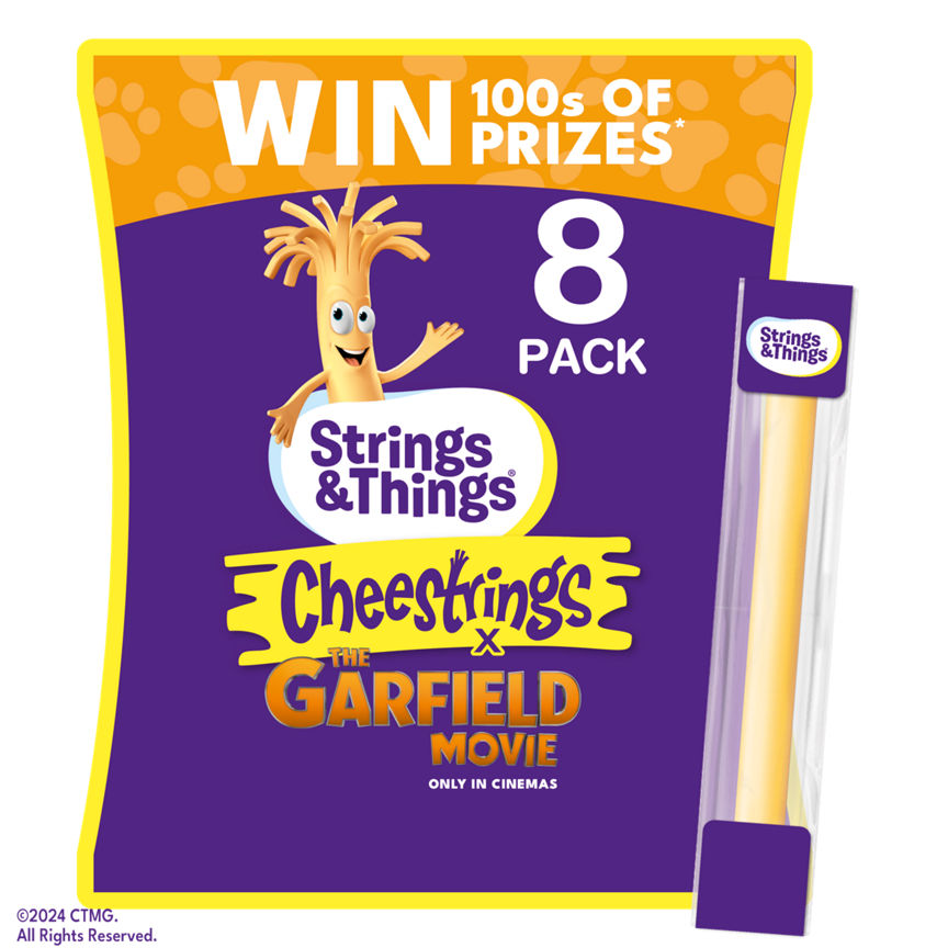 Strings & Things Cheestrings 8 x 20g (160g)