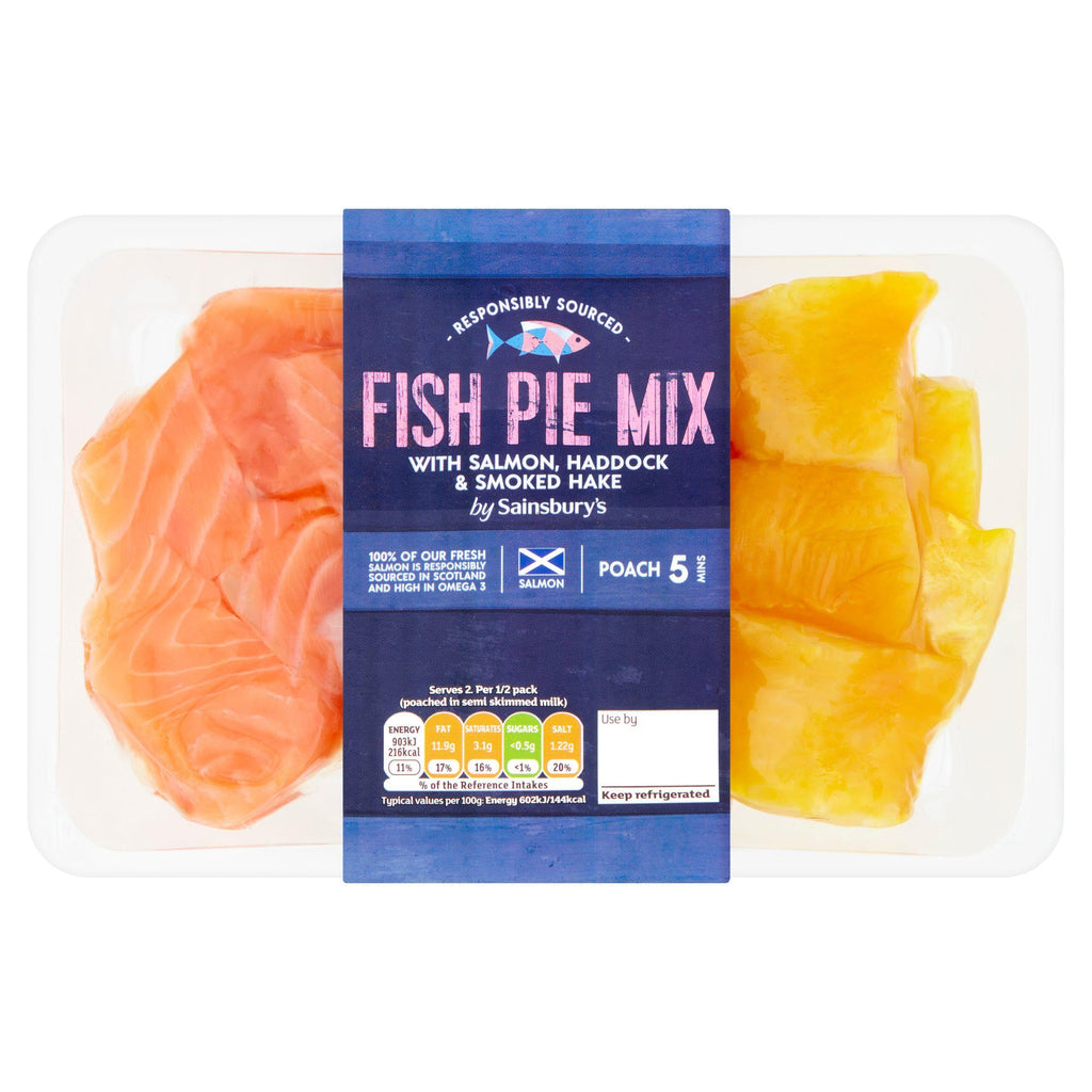 Sainsbury's Fish Pie Mix 300g