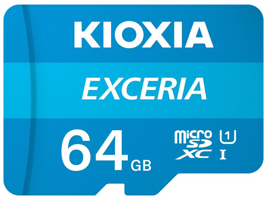 Kioxia MicroSD Card with Adapter - 64GB