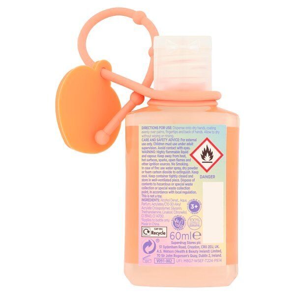 Superdrug Fantasy Peach Antibacterial Gel