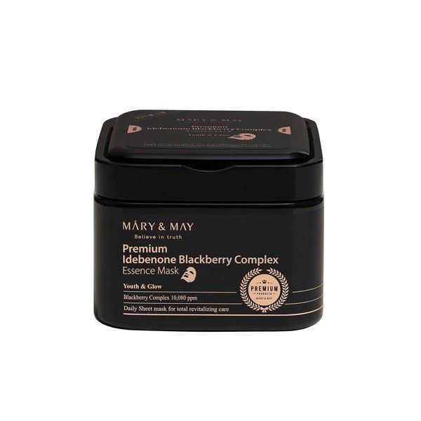 MARY & MAY Idebenone + Blackberry Complex Essence Mask