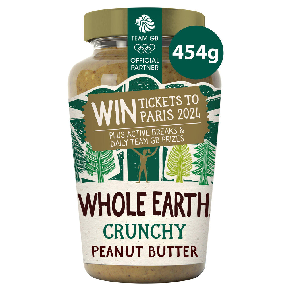 Whole Earth Crunchy Peanut Butter 454g