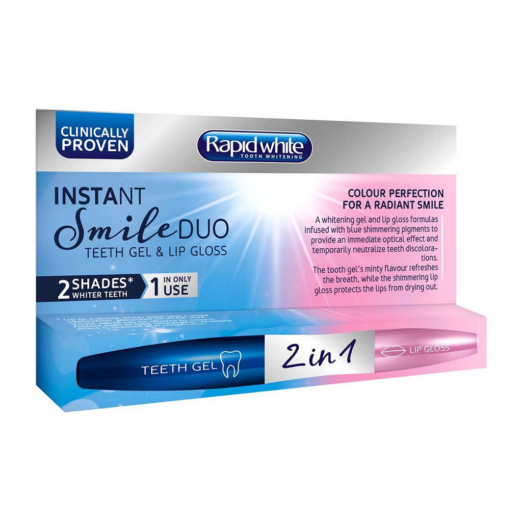 Rapid White Instant Smile Duo Pen Teeth Gel & Lip Gloss