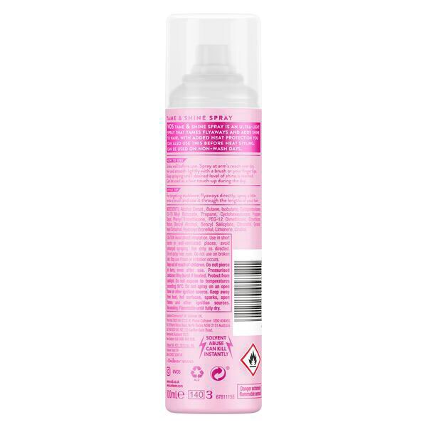 Vo5 Tame & Shine Hair Spray for a glossy finish 100ml GOODS Superdrug   