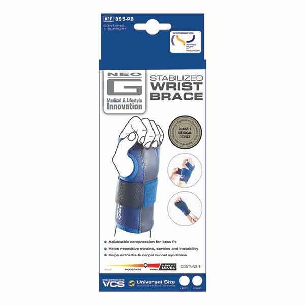 Neo G Stabilized Wrist Brace LEFT - One Size