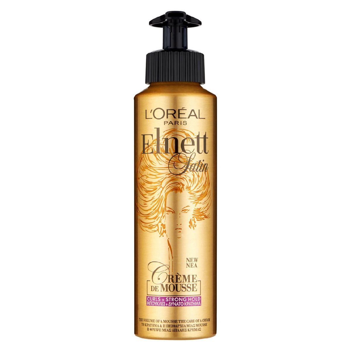 L'Oreal Elnett Crème de Mousse Curls Strong Hold 200ml GOODS Boots   