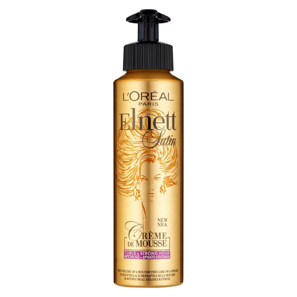 L'Oreal Elnett Crème de Mousse Curls Strong Hold 200ml