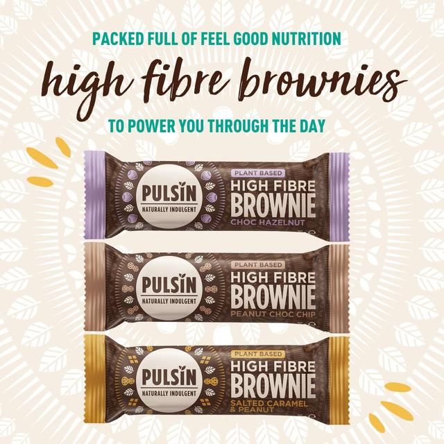 Pulsin Choc Hazelnut Vegan High Fibre Brownie Multipack   4 x 35g Cereals M&S   