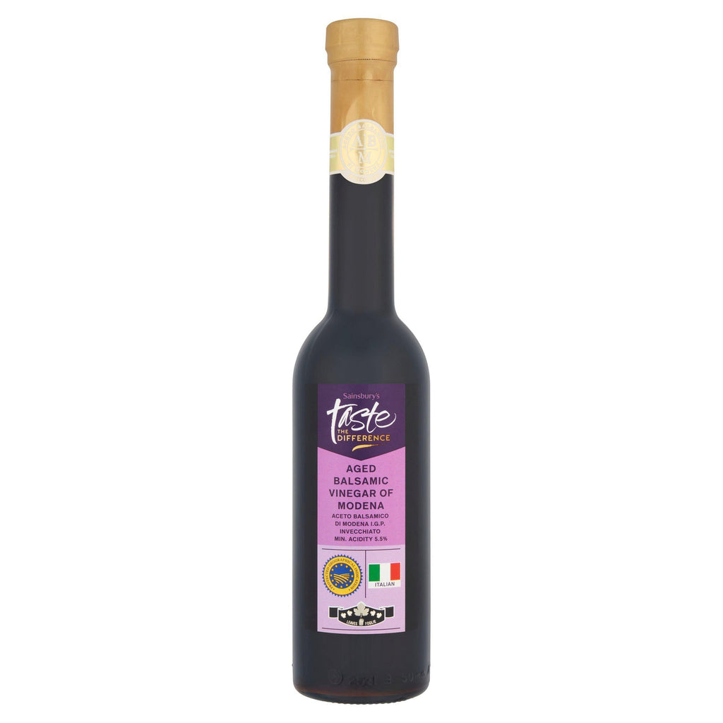 Sainsbury's Balsamic Vinegar Of Modena Leaf, Taste the Difference x5 250ml