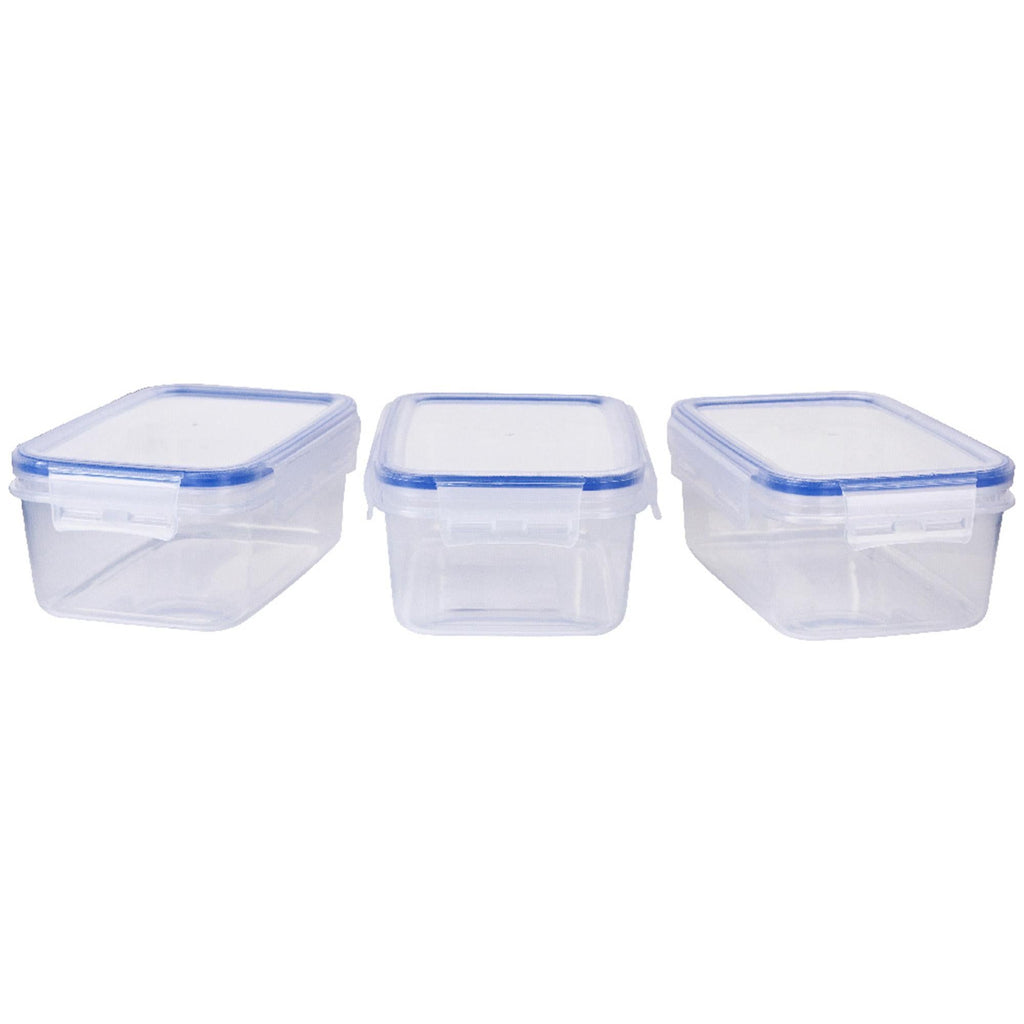 Sainsbury's Home Klip Lock Storage Set 900ml 3pk