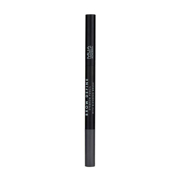 MUA Brow Define Brow Pencil W/Blending Brush Black 001 GOODS Superdrug Grey 002  