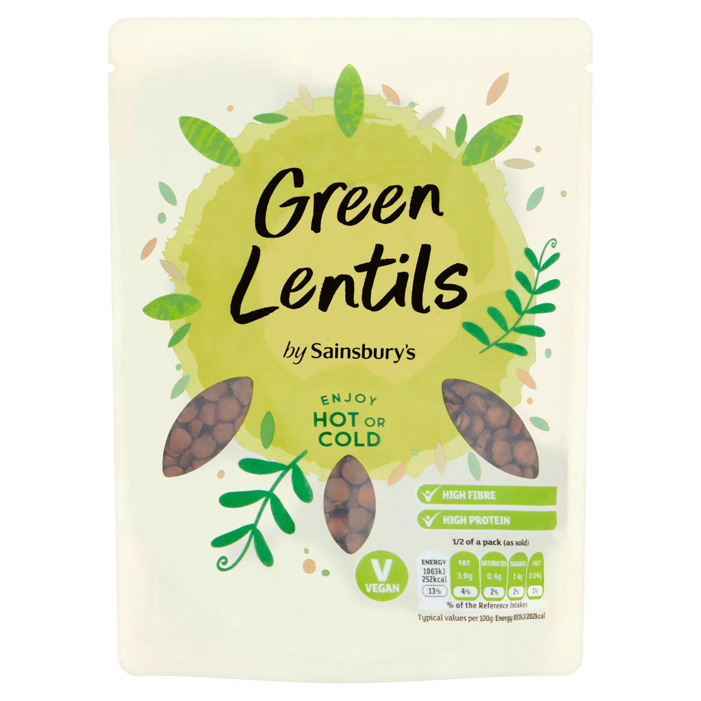 Sainsbury's Green Lentils 250g