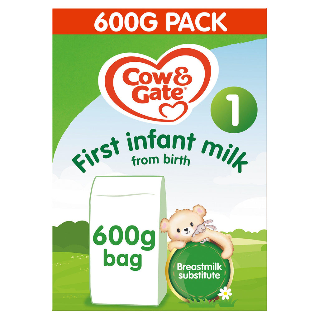 Cow & Gate 1 First Infant Baby Milk Formula Powder From Birth 600g