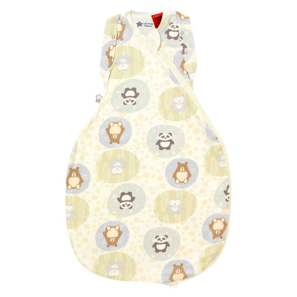 Tommee Tippee Baby Sleep Bag for Newborns, The Original Grobag Swaddle Bag, 3-6m, 2.5 Tog - Gro Friends Together