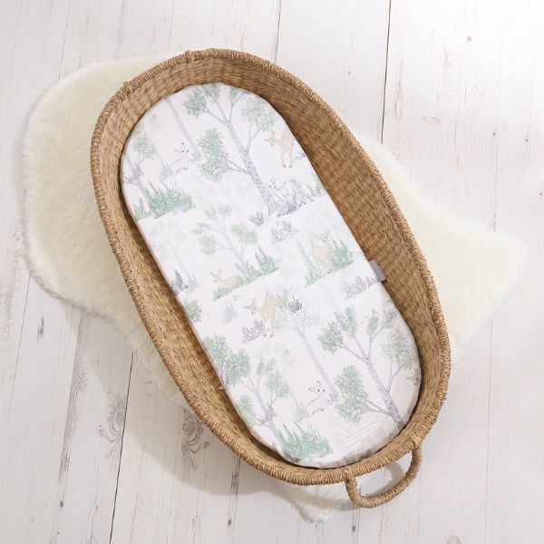 The Tiny Bed Co. Basket Changing Mat - Forest Fable