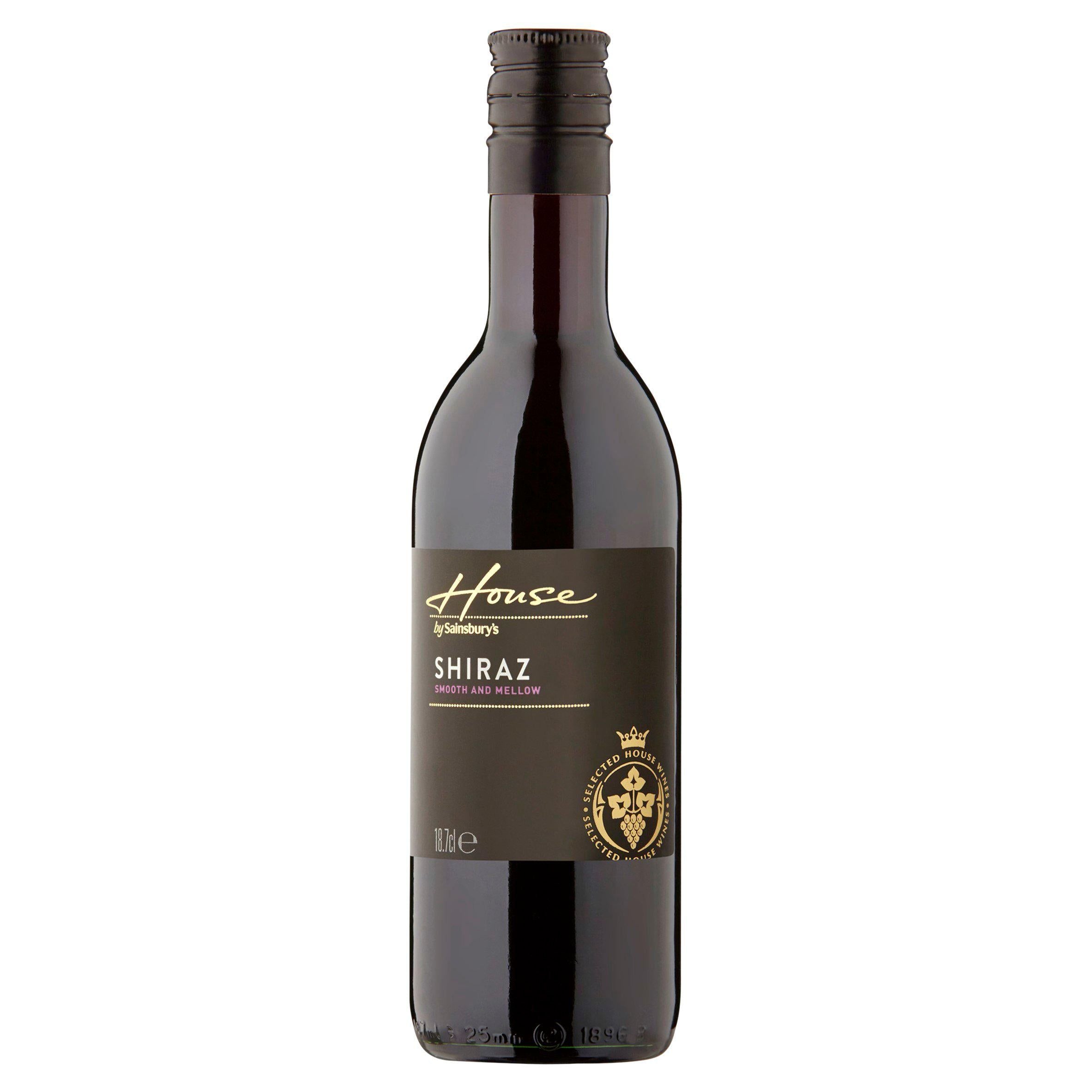 Sainsbury's House Shiraz (Small bottle) 18.7cl GOODS Sainsburys   