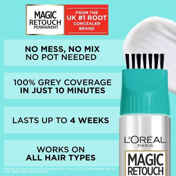 L'oreal Magic Retouch Permanent Root Concealer, Black 2 GOODS Superdrug   