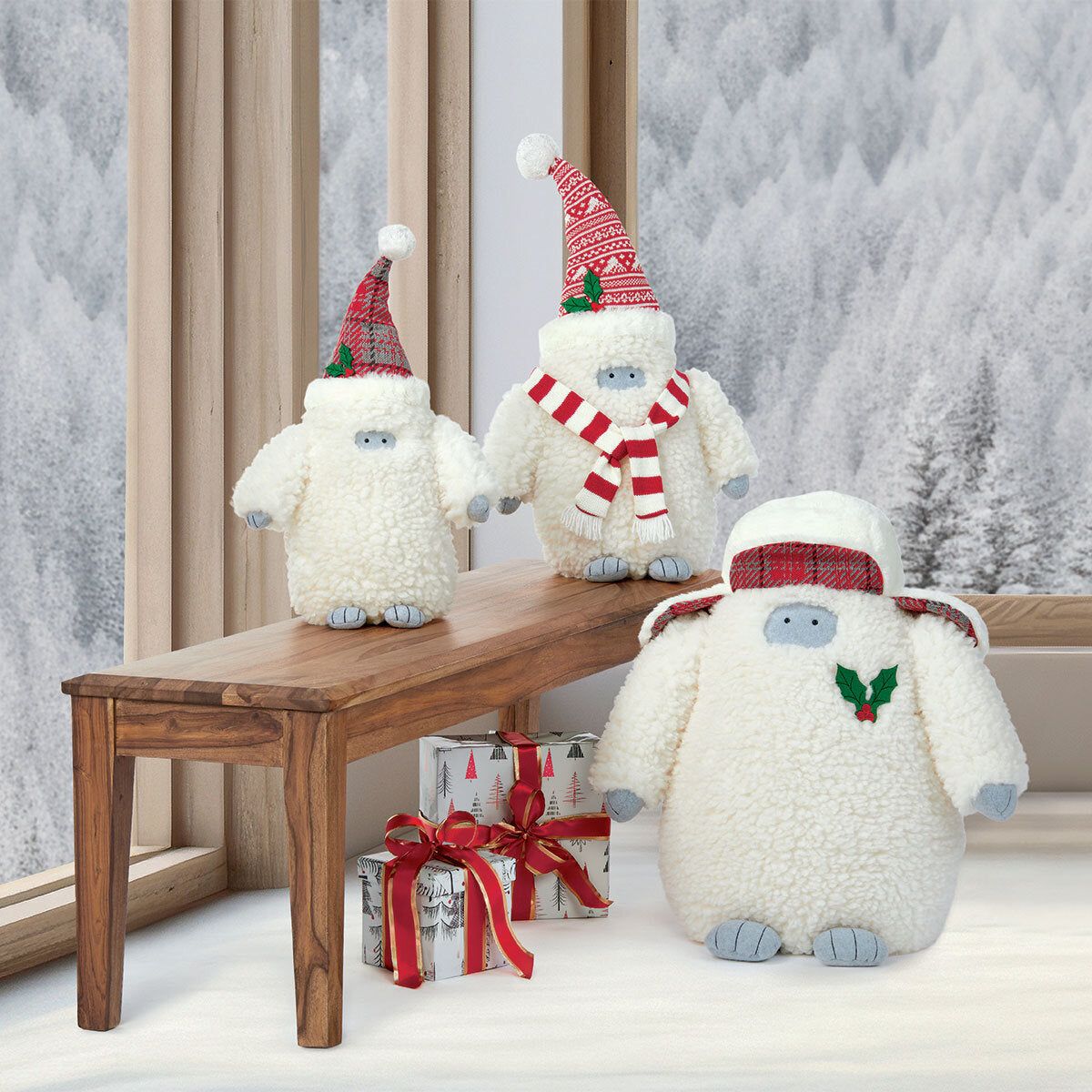 2.4ft (74cm) 3pc Yeti Family - McGrocer
