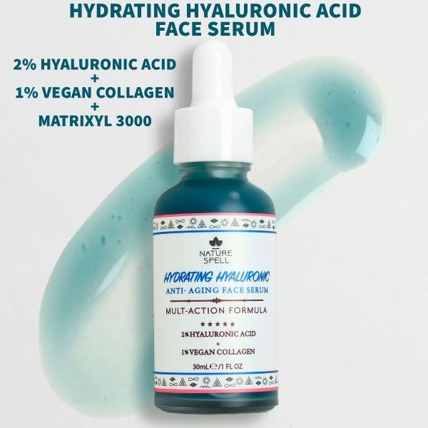 2% Hyaluronic Acid + 1% Vegan Collagen Face Serum - McGrocer