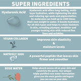 2% Hyaluronic Acid + 1% Vegan Collagen Face Serum - McGrocer