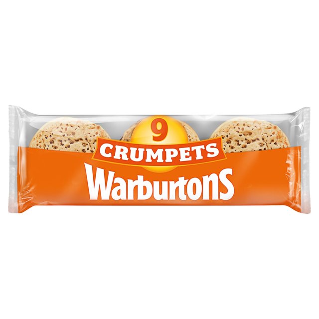 Warburtons Crumpets   9 per pack GOODS M&S   