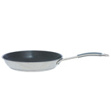 Sainsbury's Home Stainless Steel Frying Pan With Silicone Rim 24cm GOODS Sainsburys   