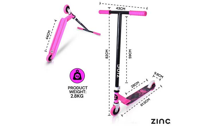 Zinc Detour Stunt Scooter - Pink GOODS Argos