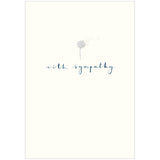 Woodmansterne With Sympathy Card Simple Dandelion Greeting Card GOODS Sainsburys   