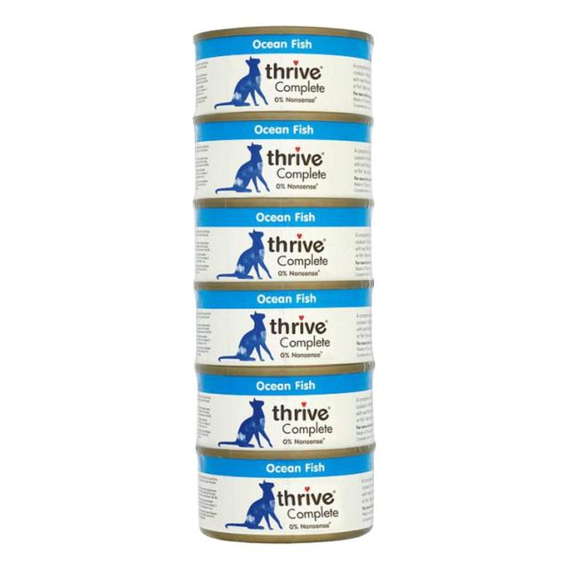 Thrive Complete Cat Food Ocean Fish   6 x 75g GOODS M&S   