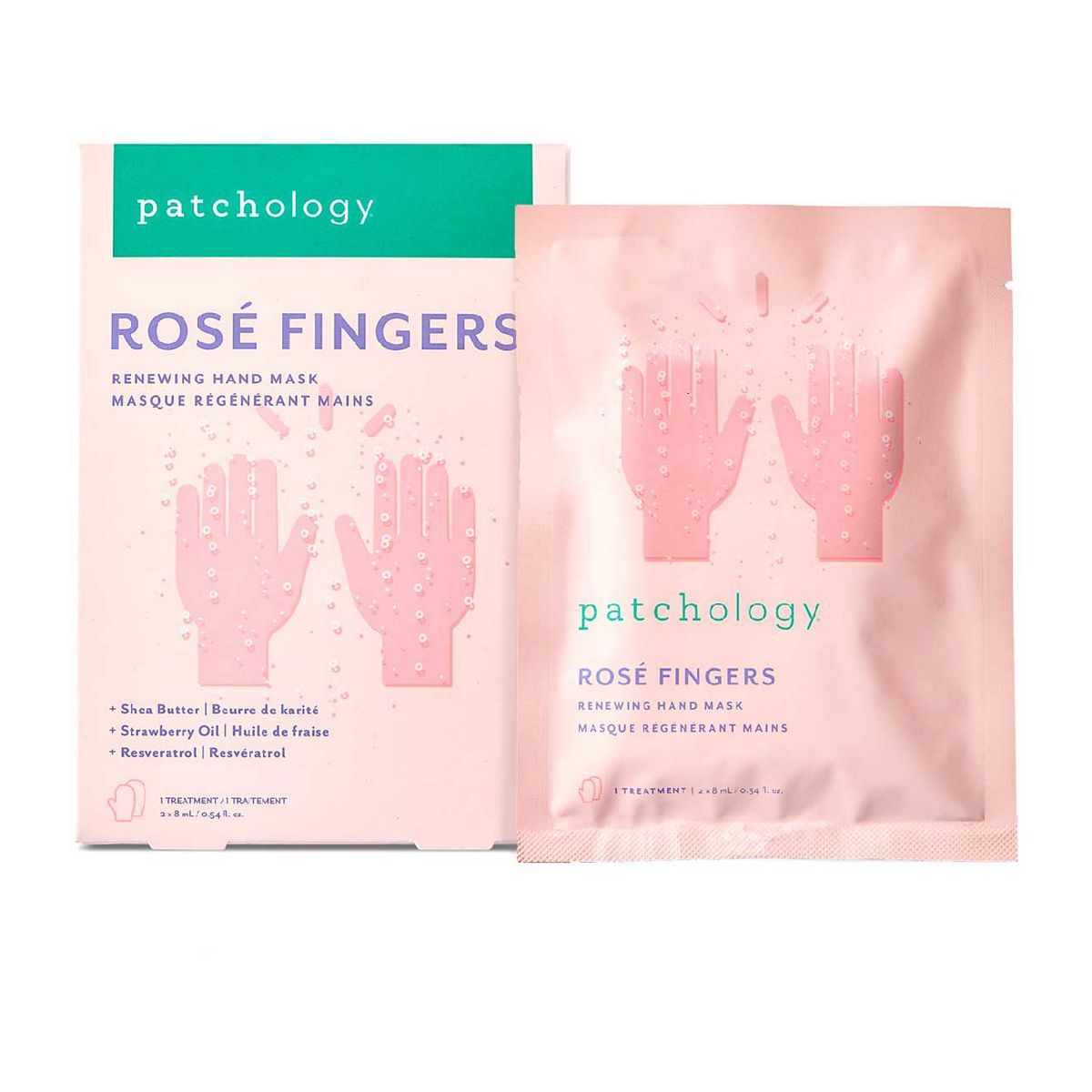 Patchology Rosé Fingers Renewing Hand Mask GOODS Boots   