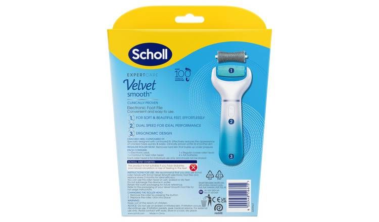 Scholl Velvet Smooth Electric Foot File GOODS Argos