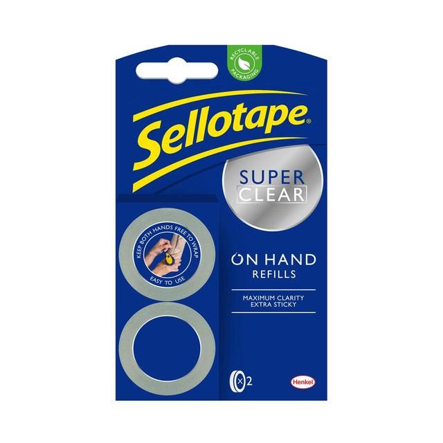 Sellotape On Hand Refills Twin Pack   15m GOODS M&S   