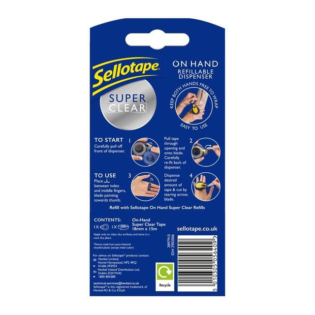 Sellotape On Hand Dispenser