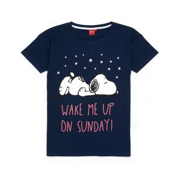 Snoopy Womens Short Pyjama Set (L)