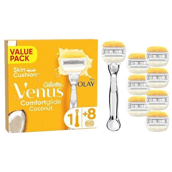 Venus Comfortglide Coconut Plus Olay Razor - 8 Blades