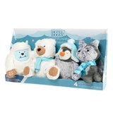 Hotel Doggy Cozy Winter Plushies 4 Pack