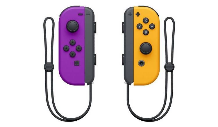 Nintendo Switch Joy-Con Controller Pair - Purple & Orange GOODS Argos