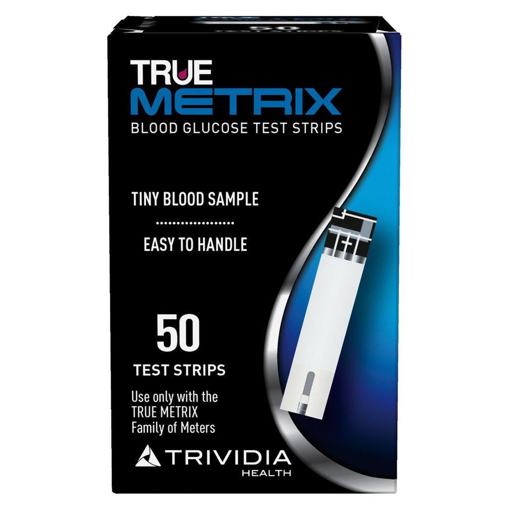 True Metrix Blood Glucose Test Strips - 50 Strips