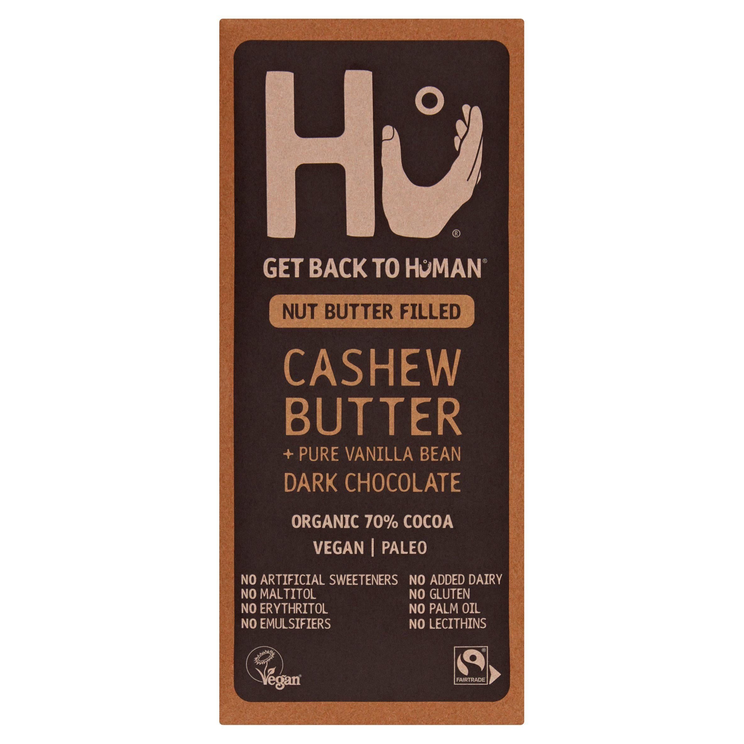 Hu Cashew Butter &amp; Pure Vanilla Bean Dark Chocolate Bar 60g