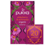 Pukka Tea Herbs Elderberry & Echinacea with Elderflower Tea Bags   20 per pack GOODS M&S   