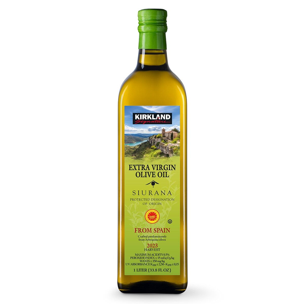 Kirkland Signature Extra Virgin Siurana Olive Oil, 1L GOODS Costco UK